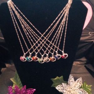 Beautiful womens silver necklace